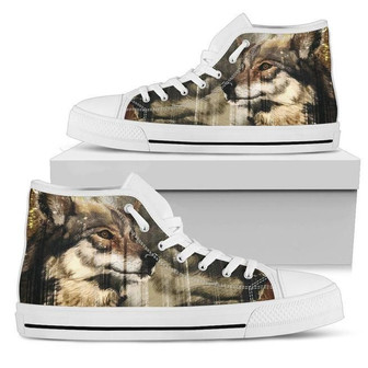Wolf Wild High Top Shoes - Monsterry