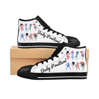Women’S Body Positivity Sneakers, Comfortable, High Quality, Unique, Plus Size, Body Positive, - Monsterry