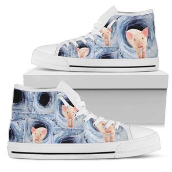 Women's High Top Shoes - Pig&Black Hole - Monsterry UK