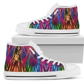 Wonder Woman High Top Shoes Sneakers Colorful | Favorety CA