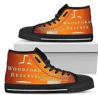 Woodford Sneakers High Top Shoes For Whiskey Lover - Monsterry DE