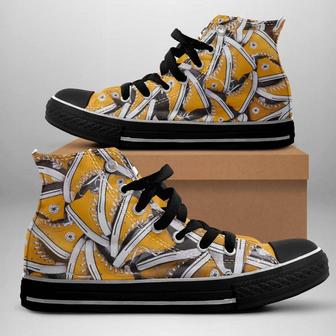yellow sneaker custom high top Shoes, Sneaker - Monsterry AU