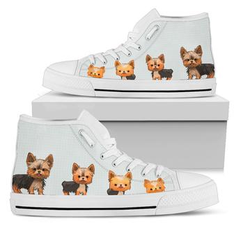 Yorkshire Terrier Women's High Top Shoes - Monsterry CA