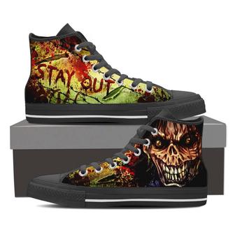Zombie -Clearance High Top Shoes Sneakers - Monsterry CA