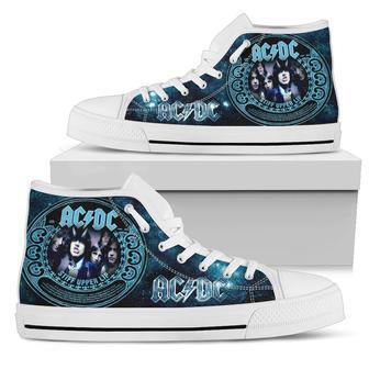 Acdc Band For Men And Women Custom Canvas High Top Shoes | Favorety AU