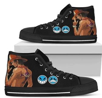 Ace One Piece For Man And Women Custom Canvas High Top Shoes - Monsterry