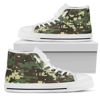 Acu Digital Army Camouflage Women High Top Shoes | Favorety AU