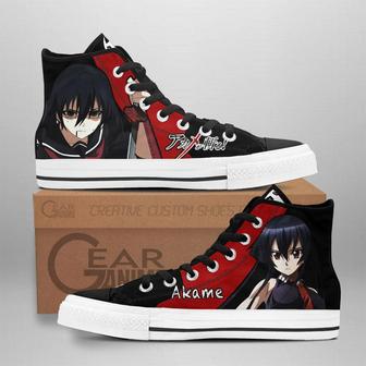 Akame Ga Kill Akame High Top Shoes Custom Anime Sneakers | Favorety DE