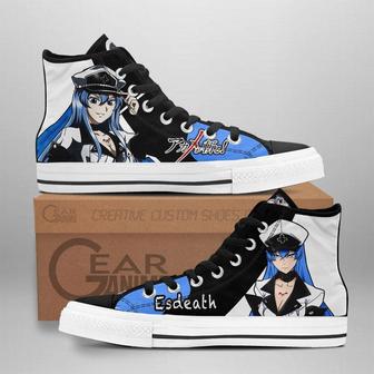 Akame Ga Kill Esdeath High Top Shoes Custom Anime Sneakers | Favorety UK