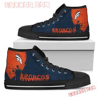 Alien Movie Denver Broncos High Top Shoes Sport Sneakers | Favorety AU