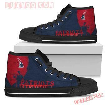 Alien Movie New England Patriots High Top Shoes Sport Sneakers | Favorety AU