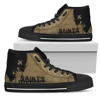 Alien Movie New Orleans Saints High Top Shoes | Favorety DE