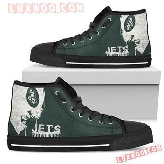 Alien Movie New York Jets High Top Shoes Sport Sneakers | Favorety DE