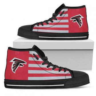 American Flag Atlanta Falcons High Top Shoes | Favorety AU