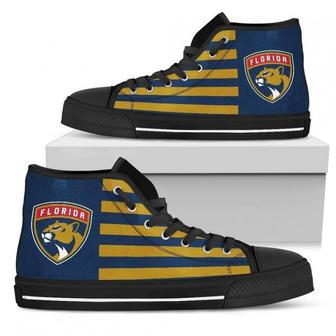 American Flag Florida Panthers High Top Shoes | Favorety