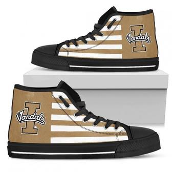 American Flag Idaho Vandals High Top Shoes - Monsterry UK