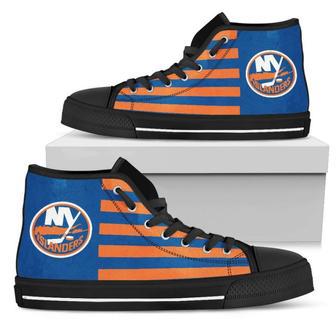 American Flag New York Islanders High Top Shoes | Favorety UK