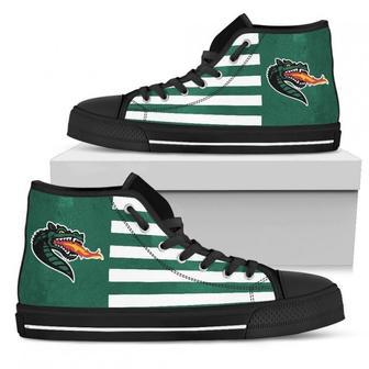 American Flag UAB Blazers High Top Shoes | Favorety