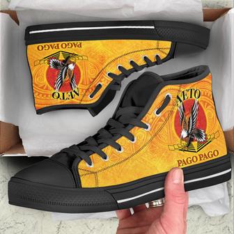 American Samoa High Top Shoes - Pago Pago Aeto (Ver - Monsterry CA