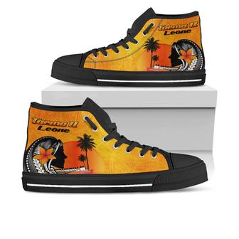 American Samoa High Top Shoes - Taema II Leone - - Monsterry