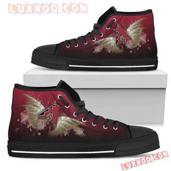 Angel Wings Arizona Diamondbacks High Top Shoes Sport Sneakers | Favorety CA