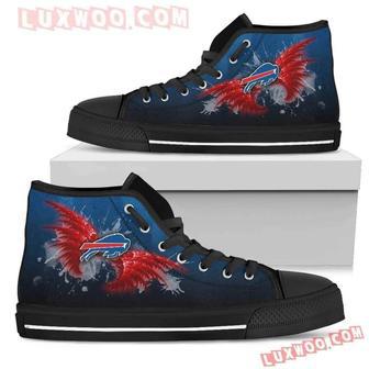 Angel Wings Buffalo Bills High Top Shoes Sport Sneakers | Favorety CA