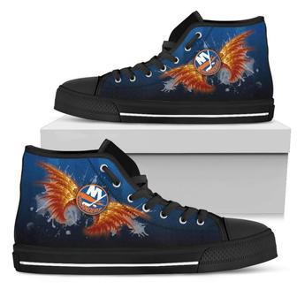 Angel Wings New York Islanders High Top Shoes | Favorety CA