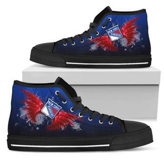 Angel Wings New York Rangers High Top Shoes | Favorety DE