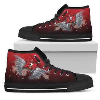 Angel Wings Tampa Bay Buccaneers High Top Shoes | Favorety DE