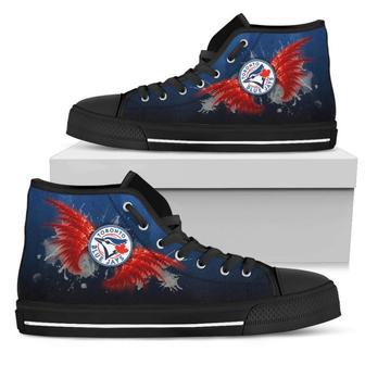 Angel Wings Toronto Blue Jays High Top Shoes | Favorety DE