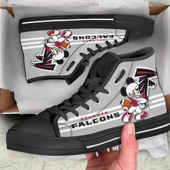 Atlanta Falcons Sneakers High Top Shoes Fan Gift | Favorety UK