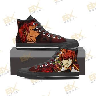 Attractive Light Yagami Death Note Anime High Top Shoes | Favorety CA