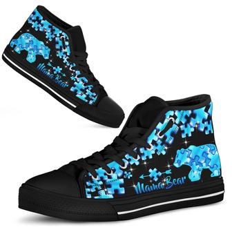 Autism Mom Mamabear Mother'S Day Autism Awareness High Top Shoes - Monsterry AU
