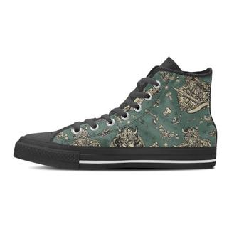 Barbarian Warrior Viking Norse Men's High Top Shoes - Monsterry