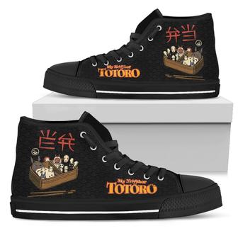 Bento Kaonashi Totoro Sneakers High Top Shoes Anime Fan - Monsterry AU