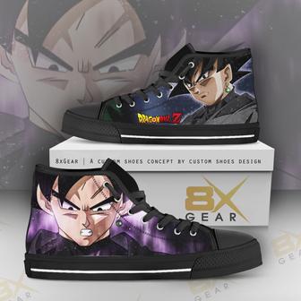 Black Goku High Top Shoes Dragon Ball Anime Cosplay Gift Idea | Favorety
