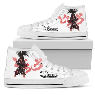 Bloody Hyakkimaru Sneakers Dororo High Top Shoes Anime Fan - Monsterry CA