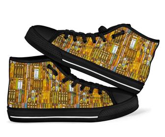 Book Lover Library Librarian Men Women'S High Top Shoes - Monsterry