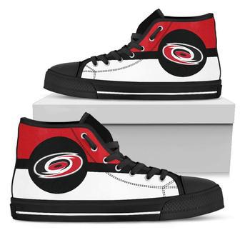 Bright Colours Open Sections Great Logo Carolina Hurricanes High Top Shoes | Favorety DE