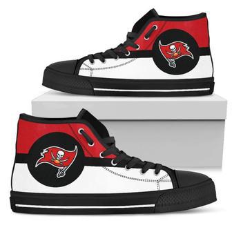 Bright Colours Open Sections Great Logo Tampa Bay Buccaneers High Top Shoes | Favorety UK