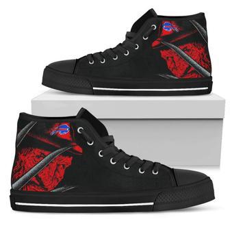 Buffalo Bills Nightmare Freddy Colorful High Top Shoes | Favorety