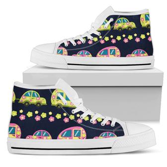 Camper Cute Camping Design No Print Women High Top Shoes - Monsterry UK