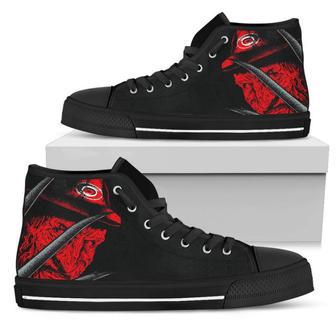 Carolina Hurricanes Nightmare Freddy Colorful High Top Shoes | Favorety AU