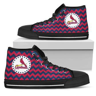 Chevron Broncos St. Louis Cardinals High Top Shoes | Favorety UK