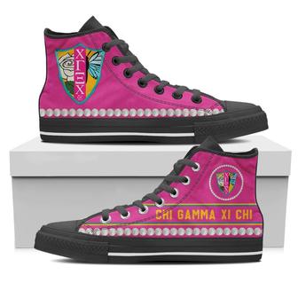 Chi Gamma Xi Chi Pearl High Top Shoes Cato Style - Monsterry DE