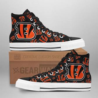 Cincinnati Bengals High Top Shoes Custom Sneakers For Fans | Favorety CA