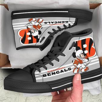 Cincinnati Bengals Sneakers High Top Shoes Fan Gift | Favorety CA