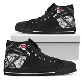 Cincinnati Reds Nightmare Freddy Colorful High Top Shoes - | Favorety AU