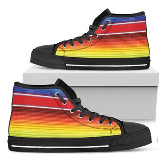 Cinco De Mayo Mexican Black High Top Shoes - Monsterry UK