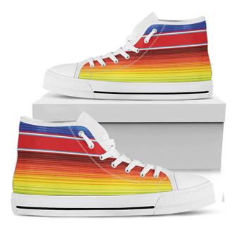 Cinco De Mayo Mexican White High Top Shoes - Monsterry AU